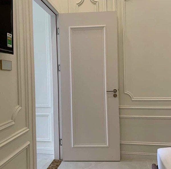 Cửa composite chỉ nổi - mẫu 2