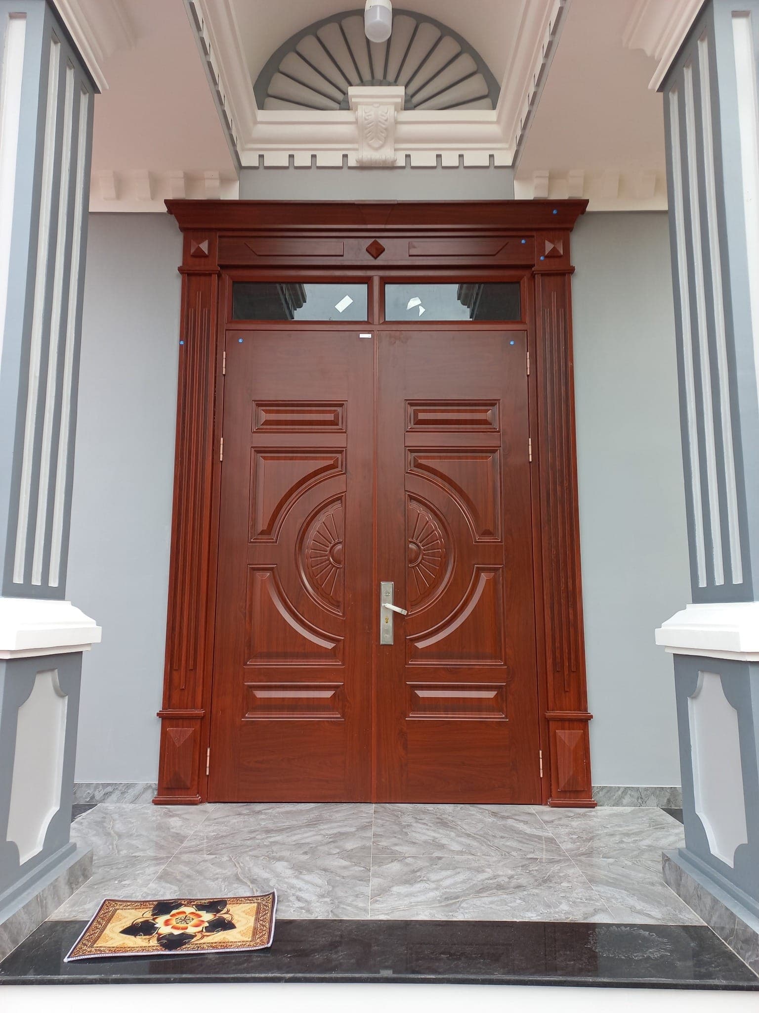Cửa thép 2 cánh - mẫu 2
